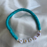 DIY Pulsera Pucas Letra Dorada